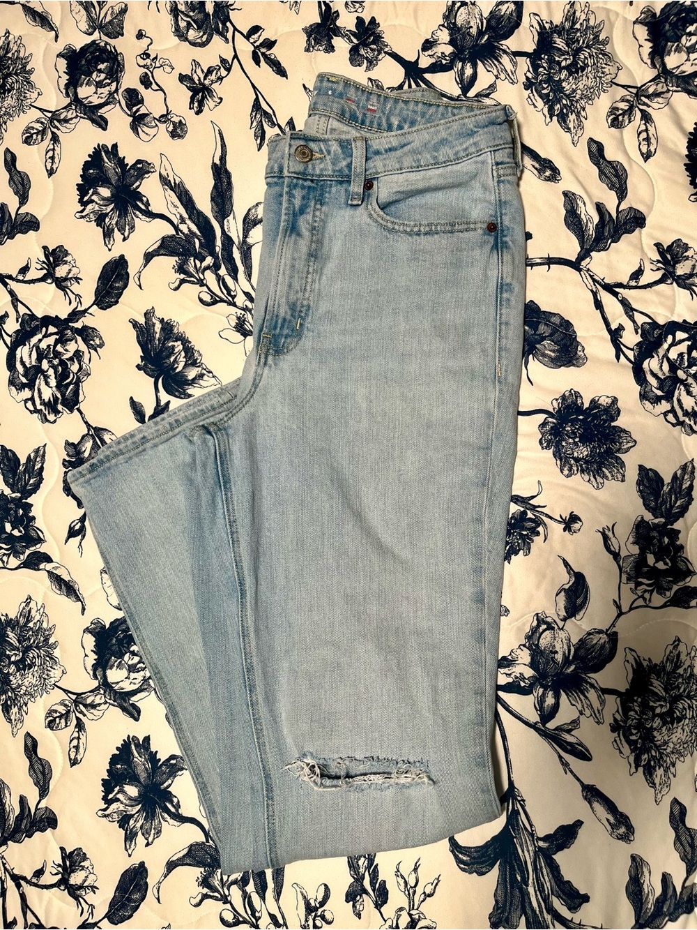 Extra high rise curvy straight jeans tall